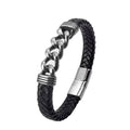 Minimalist  Statement Accessories Trendy Creative Leather Bracelets For Men
