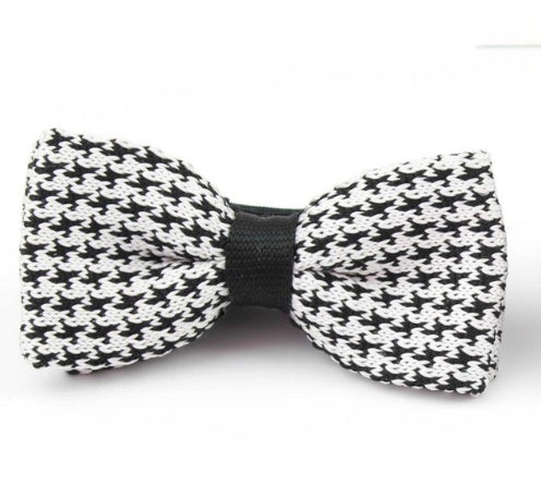 New Style Men Women Knit Bowtie Adjustable Butterfly Double Deck Neckwear Bowties Designer Knitting Dress Knitted Bow Tie