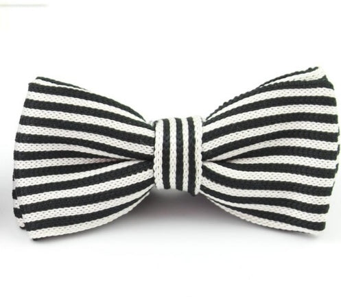 New Style Men Women Knit Bowtie Adjustable Butterfly Double Deck Neckwear Bowties Designer Knitting Dress Knitted Bow Tie