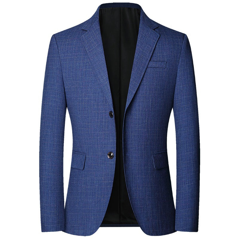New Leisure Suits For Men Coat Plaid Fashion