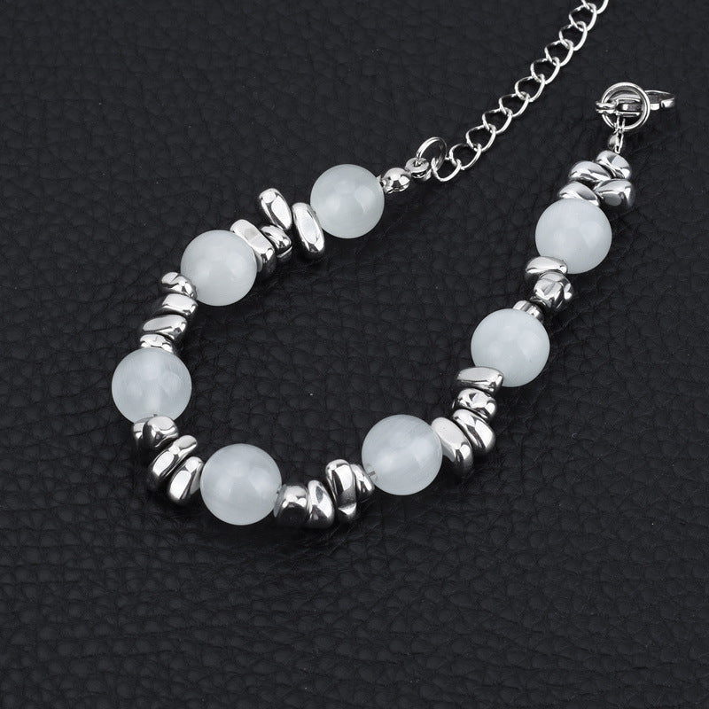 Titanium Steel Bracelet Cross Star Ball Neutral Hand Accessories For Men And Women