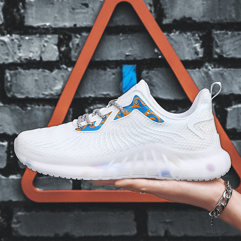 Men Breathable Casual Fly Woven Shoes