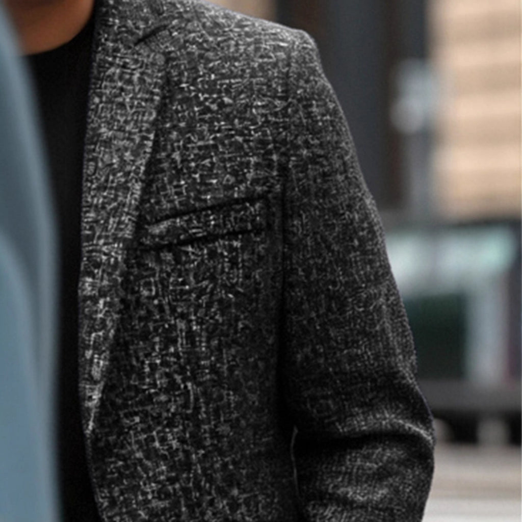 Leisure Suits For Men Coat Single-breasted Jacket