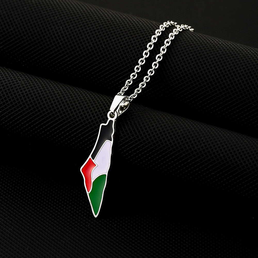 Retro Titanium Steel Pendant Necklace Men And Women Couple Yiwu Accessories New