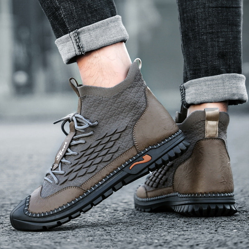 Sewing Tooling Shoes Outdoor Driving Hiking Shoes Men