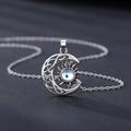 Sun Moon Pendant Neck Accessories Imitation Moonlight Clavicle Chain Men And Women Same Style