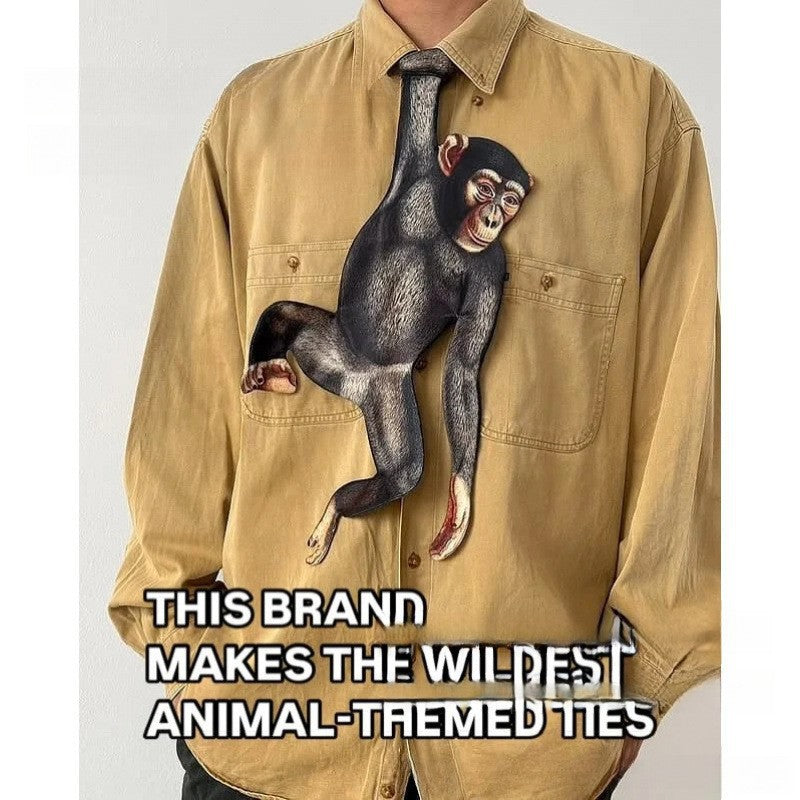 Men's Ties With Animal Motifstrendy